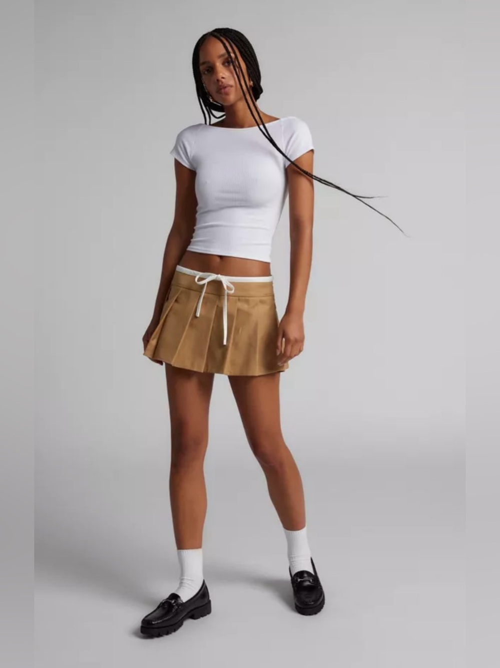 Lioness Dynasty Skort in Tan